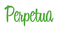 Rendering "Perpetua" using Bean Sprout