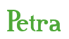 Rendering "Petra" using Credit River