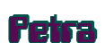Rendering "Petra" using Computer Font