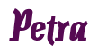 Rendering "Petra" using Color Bar