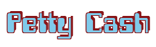 Rendering "Petty Cash" using Computer Font