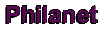 Rendering "Philanet" using Arial Bold