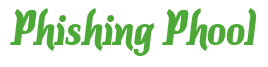 Rendering "Phishing Phool" using Color Bar