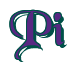 Rendering "Pi" using Black Chancery