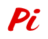 Rendering "Pi" using Casual Script