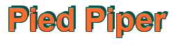 Rendering "Pied Piper" using Arial Bold