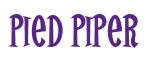 Rendering "Pied Piper" using Cooper Latin