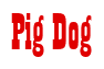 Rendering "Pig Dog" using Bill Board
