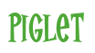 Rendering "Piglet" using Cooper Latin