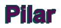 Rendering "Pilar" using Arial Bold