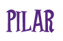 Rendering "Pilar" using Cooper Latin