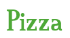 Rendering "Pizza" using Credit River