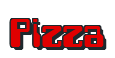 Rendering "Pizza" using Computer Font