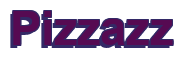 Rendering "Pizzazz" using Arial Bold