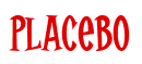 Rendering "Placebo" using Cooper Latin