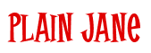 Rendering "Plain Jane" using Cooper Latin