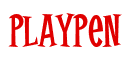Rendering "Playpen" using Cooper Latin