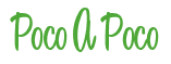 Rendering "Poco A Poco" using Bean Sprout