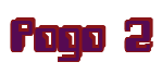 Rendering "Pogo 2" using Computer Font
