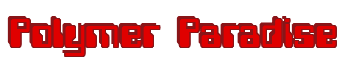 Rendering "Polymer Paradise" using Computer Font
