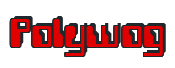 Rendering "Polywog" using Computer Font