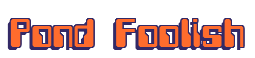 Rendering "Pond Foolish" using Computer Font