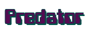 Rendering "Predator" using Computer Font