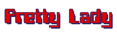 Rendering "Pretty Lady" using Computer Font