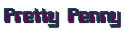 Rendering "Pretty Penny" using Computer Font