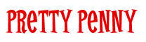 Rendering "Pretty Penny" using Cooper Latin