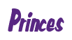 Rendering "Princes" using Big Nib