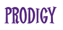 Rendering "Prodigy" using Cooper Latin