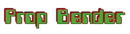 Rendering "Prop Bender" using Computer Font