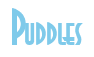 Rendering "Puddles" using Asia