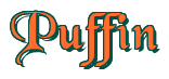 Rendering "Puffin" using Black Chancery