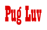Rendering "Pug Luv" using Bill Board