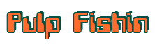 Rendering "Pulp Fishin" using Computer Font