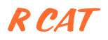 Rendering "R CAT" using Casual Script
