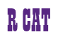 Rendering "R CAT" using Bill Board