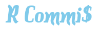 Rendering "R Commi$" using Color Bar