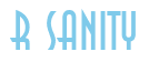 Rendering "R Sanity" using Anastasia