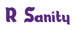 Rendering "R Sanity" using Candy Store