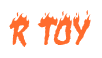 Rendering "R Toy" using Charred BBQ