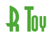 Rendering "R Toy" using Asia