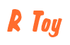 Rendering "R Toy" using Big Nib
