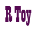 Rendering "R Toy" using Bill Board