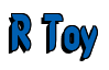 Rendering "R Toy" using Callimarker