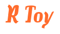 Rendering "R Toy" using Color Bar