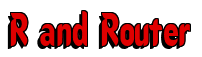 Rendering "R and Router" using Callimarker