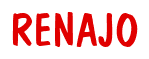 Rendering "RENAJO" using Dom Casual